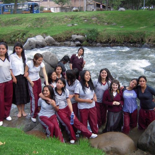 Dziewczyny po k¹pieli w rzece w Cuenca