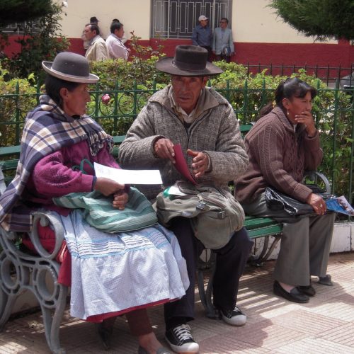 Na Plaza de Armas w Puno_Peru