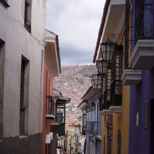 Stare uliczki La Paz