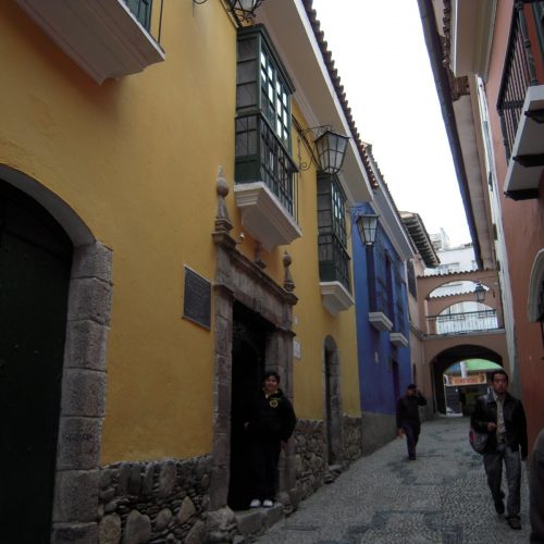 Stare uliczki La Paz