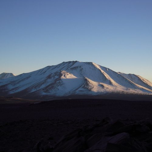 Mulas Muertes widziane z Refugio de Atacama