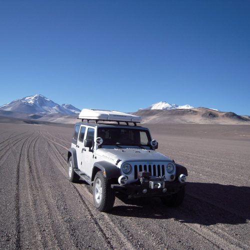 Droga - wiele drog  z Laguna Verde do Refugio de Atacama