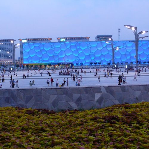 National Aquatics Center  p³ywalnia olimpijska, niezwyk³a architektura.