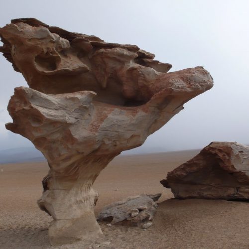 na pustyni spotyka sie rozne formy skalne