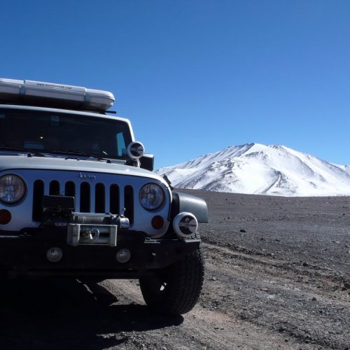 Droga z Laguna Verde do Refugio de Atacama