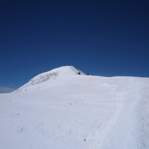 Ostani odcinek przed szczytem Wierzcho³ka Zachodniego Elbrusa - 5642 m n.p.m..